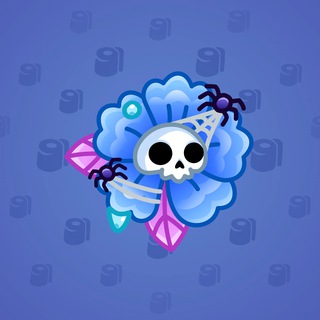 Skull Flower #10415