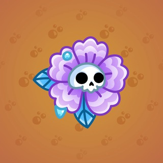 Skull Flower #10668