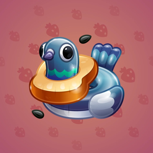 NFT-подарок Pool Float Pigeon
