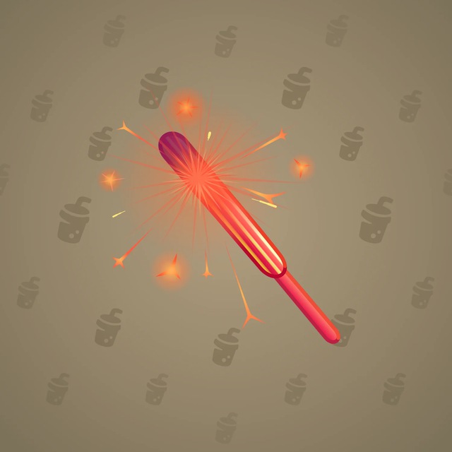 NFT-подарок Party Sparkler Red Hot