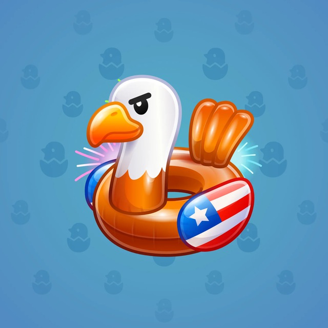 NFT-подарок Pool Float Bald Eagle