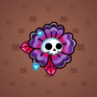 Skull Flower #6598