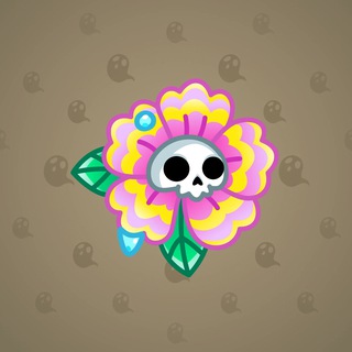 Skull Flower #13093