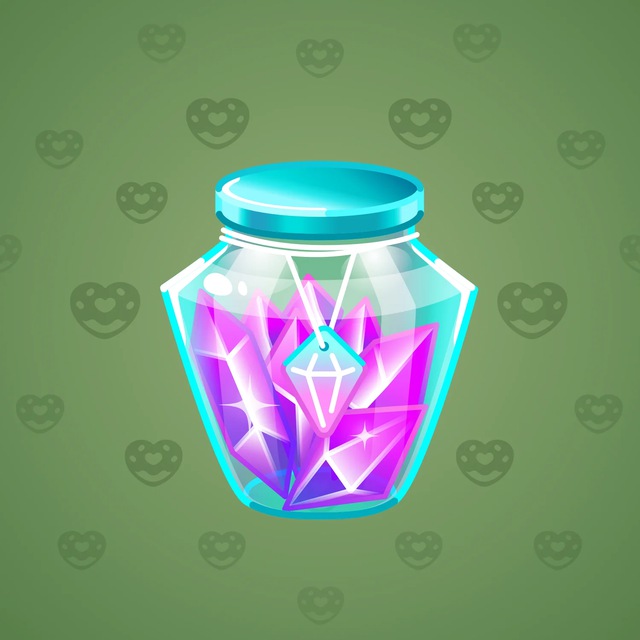NFT-подарок Restless Jar Neon Crystals