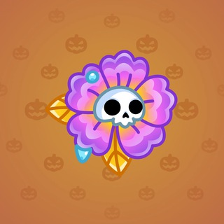 Skull Flower #9048