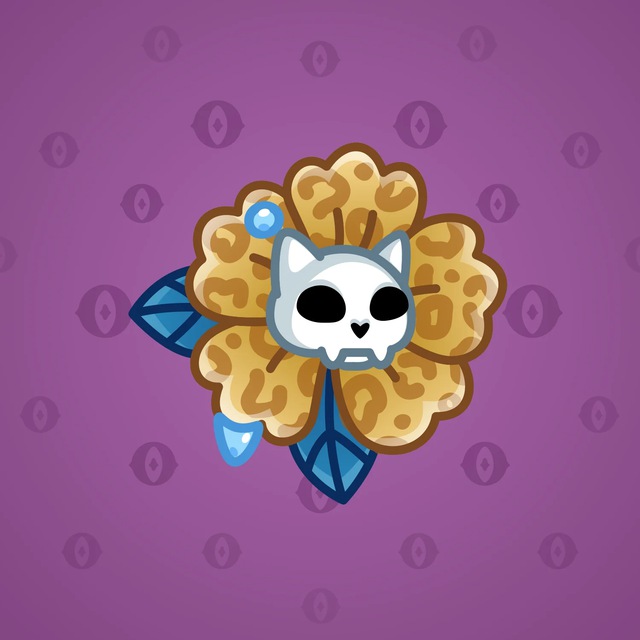 NFT-подарок Skull Flower Leopard