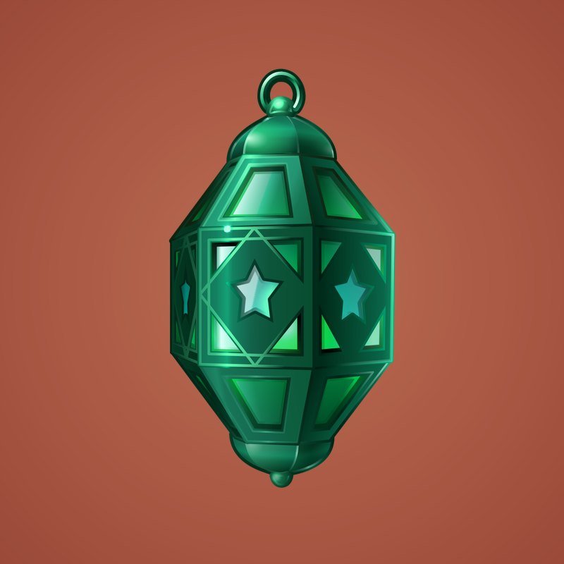 NFT-подарок Mirage Lamp Emerald Star