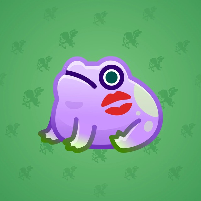 NFT-подарок Kissed Frog Minty Bloom