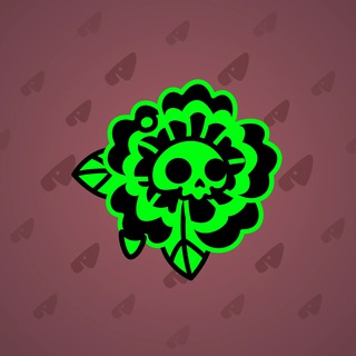 Skull Flower #12674