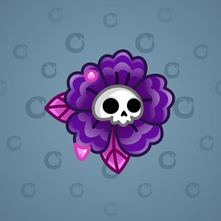 Skull Flower #11229