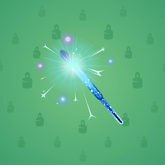 NFT-подарок Party Sparkler Blue Sparks