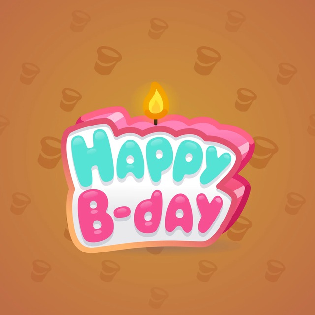 NFT-подарок B-Day Candle Rose Mint
