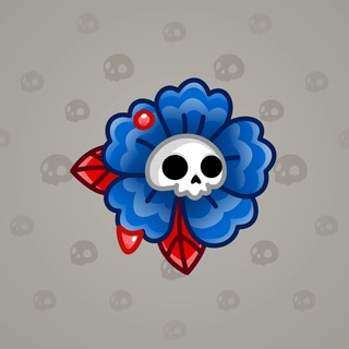 Skull Flower #16856