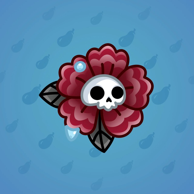 NFT-подарок Skull Flower Gothic