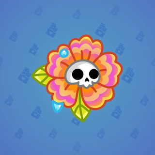 Skull Flower #17497