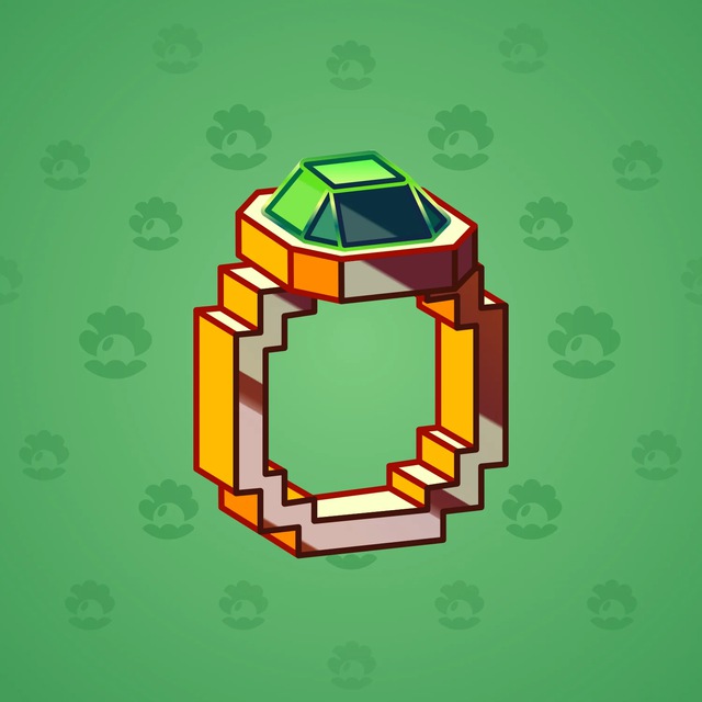 NFT-подарок Gem Signet Pixel Emerald