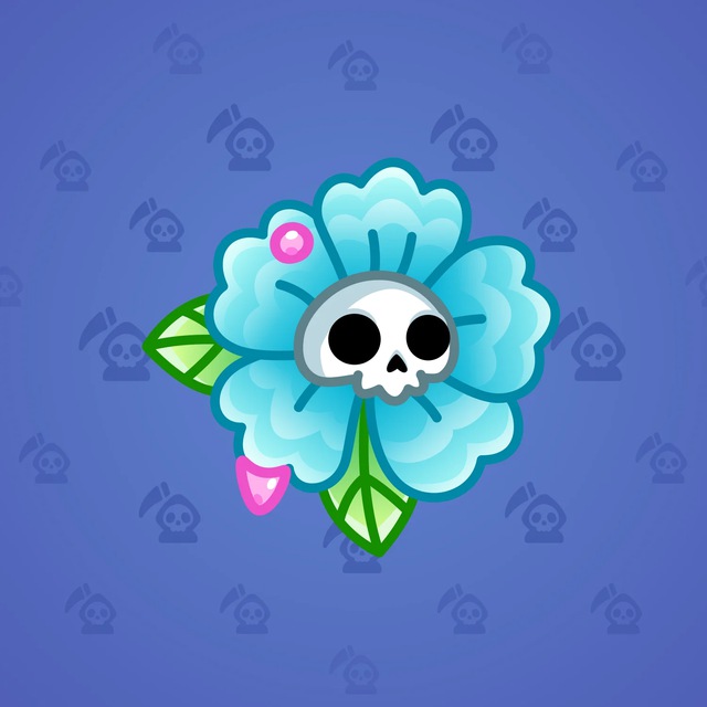 NFT-подарок Skull Flower