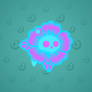 Skull Flower #13833