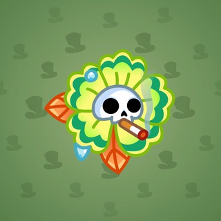 Skull Flower #13768