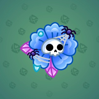 Skull Flower #15482