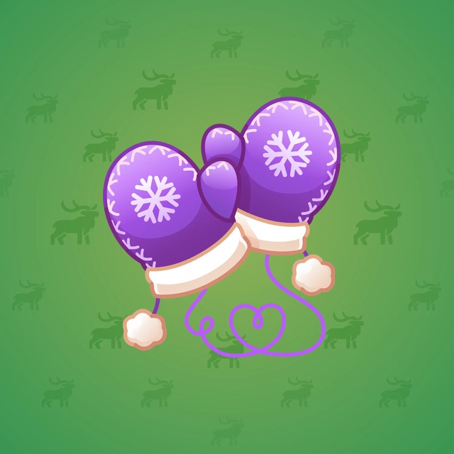 NFT-подарок Snow Mittens Aubergine