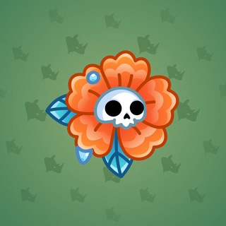 Skull Flower #13069