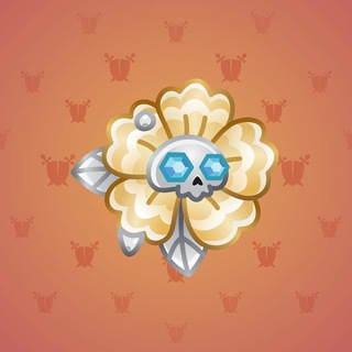 Skull Flower #5736