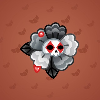 Skull Flower #11536