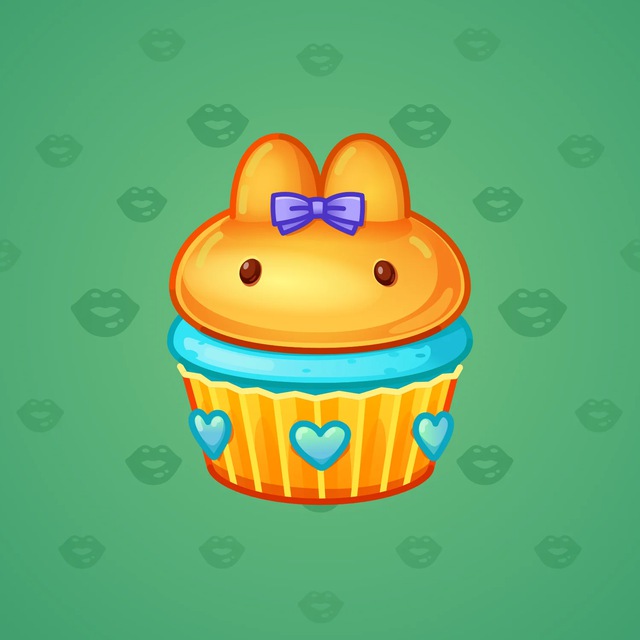 NFT-подарок Bunny Muffin Orange Bliss