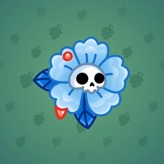 Skull Flower #15885