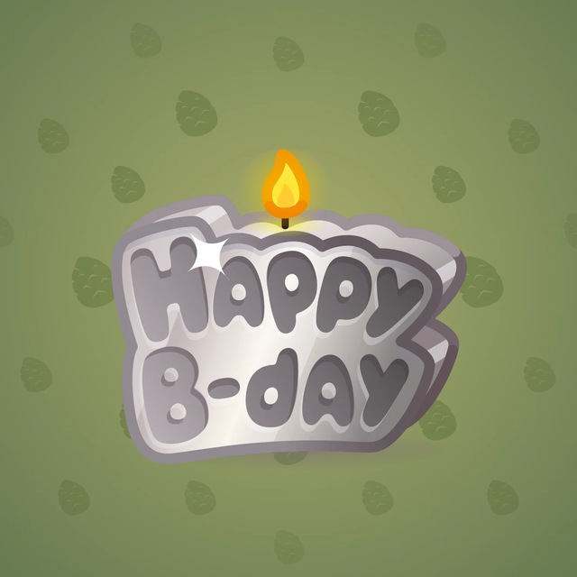 NFT-подарок B-Day Candle Silver Year