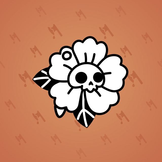 NFT-подарок Skull Flower Vector