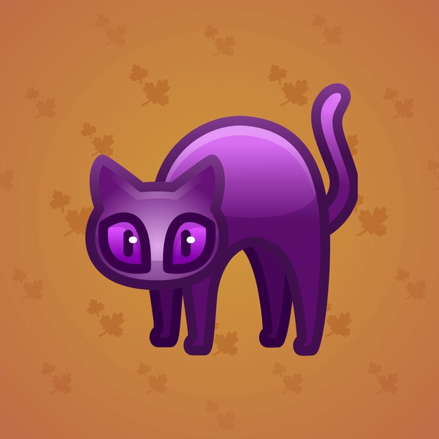 NFT-подарок Scared Cat Purrrple