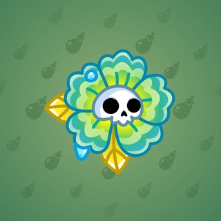 Skull Flower #10499