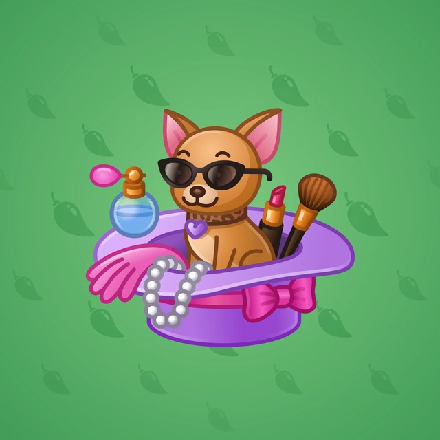 NFT-подарок Spring Basket Chihuahua