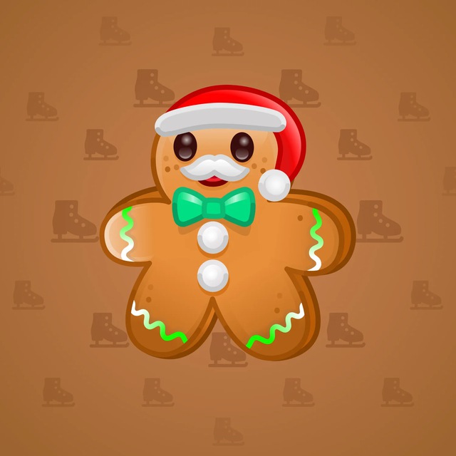 NFT-подарок Ginger Cookie Santa Claus