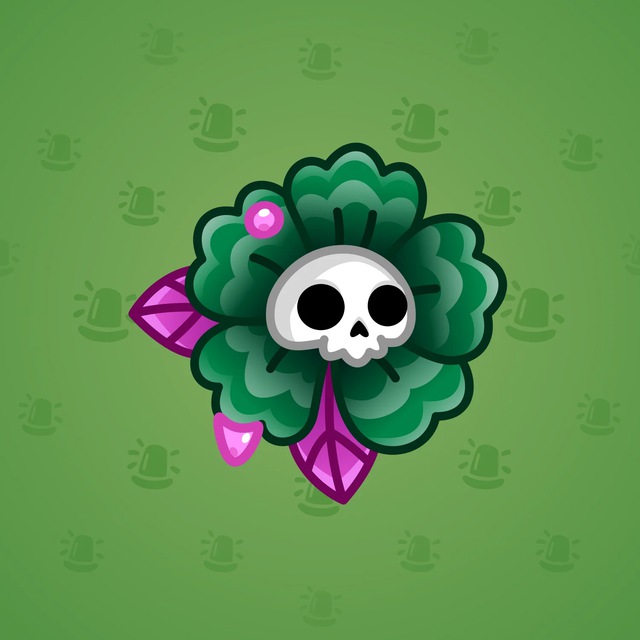 NFT-подарок Skull Flower Mystic