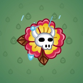Skull Flower #17514