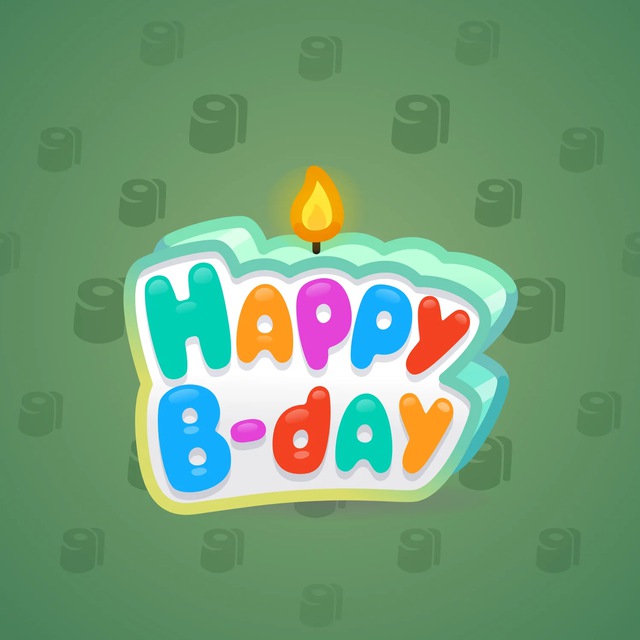 NFT-подарок B-Day Candle Ice Crackle