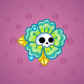 Skull Flower #16562