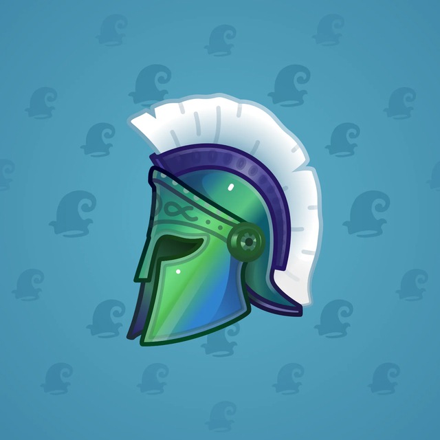NFT-подарок Heroic Helmet Mythic Green