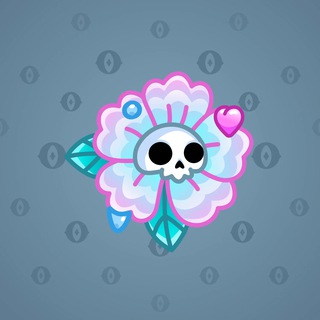 Skull Flower #6166