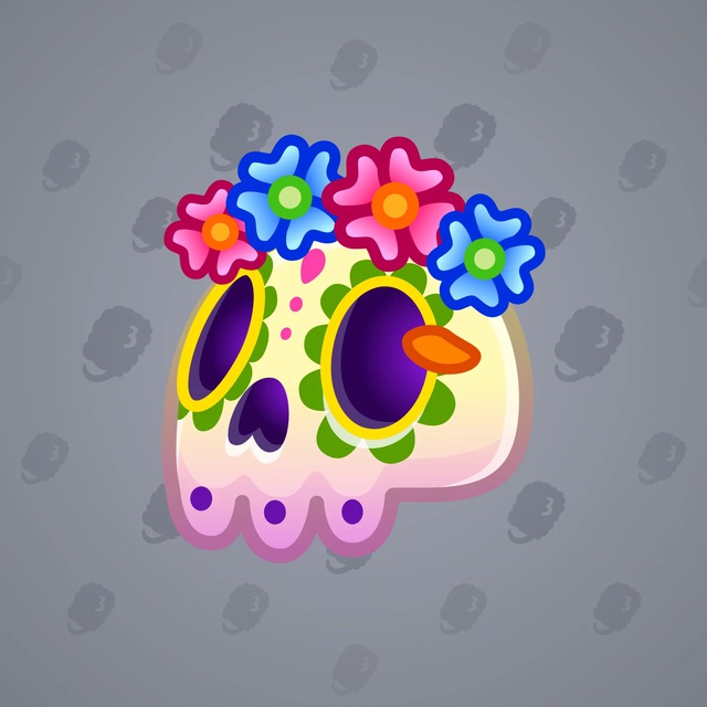 NFT-подарок Electric Skull Calavera
