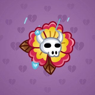 Skull Flower #13998