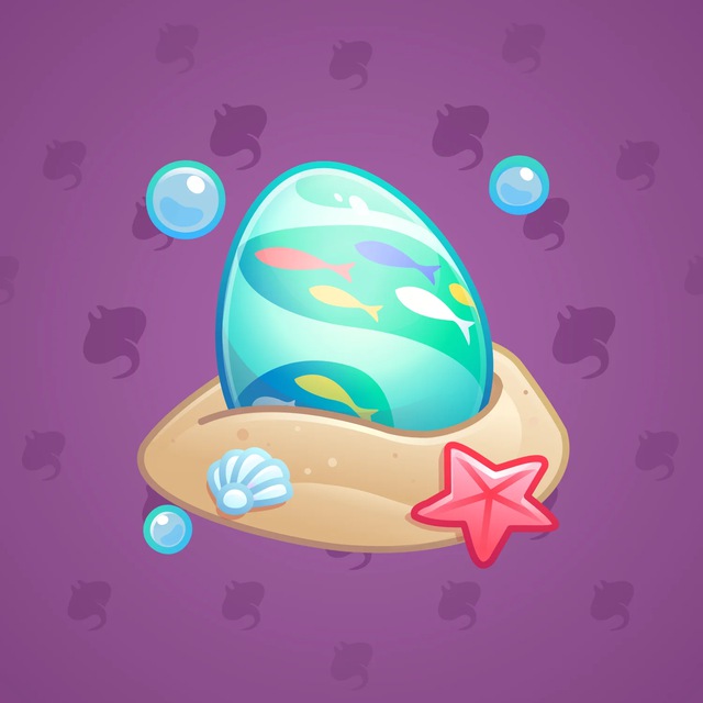 NFT-подарок Easter Egg Sea Turtle
