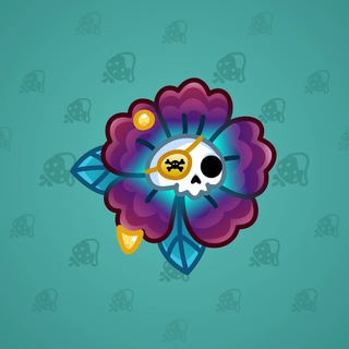 Skull Flower #12868