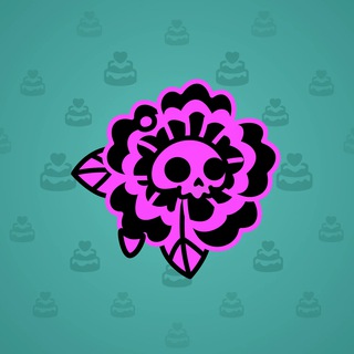 Skull Flower #1051