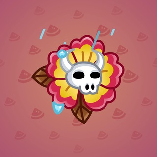 Skull Flower #9563