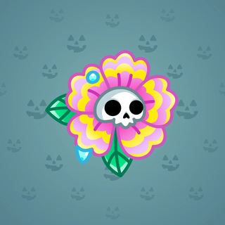 Skull Flower #6873