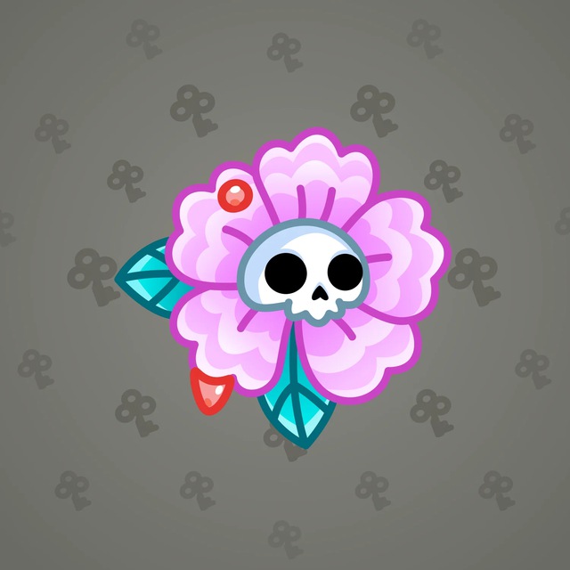 NFT-подарок Skull Flower Peony
